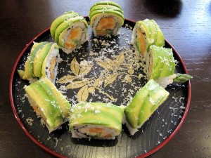 Vegetarian sushi