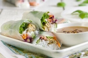 vegetable spring rolls